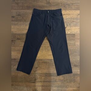 FootJoy Athletic Fit Navy Performance Golf Pants 32x32, 5 Pocket